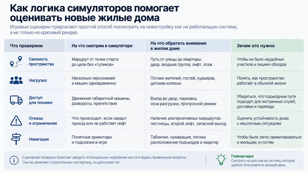 Как логика симуляторов помогает оценивать готовые жилые дома